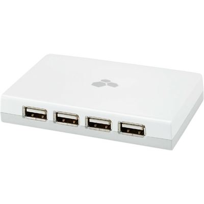 Kanex 4-Port USB 3.0 Hub WHITE / Adds four SuperSpeed USB (USB3HUB4X)