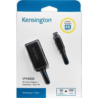 Kensington KTG VM40000 4K VIDEO ADAPTER DP TO HDMI (33985)
