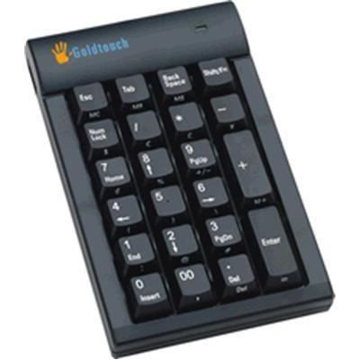 KeyOvation Goldtouch USB Numeric Keypad - Black with Hub (GTC0077)