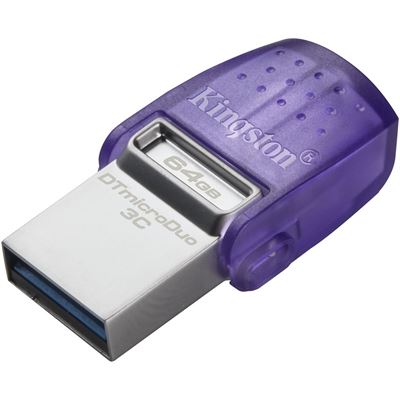 Kingston 4GB DT MICRODUO 3C 200MB/s DUAL USB-A + (DTDUO3CG3/64GB)