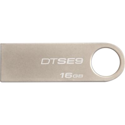 Kingston 16GB USB 2.0 DataTraveler SE9 Silver Metal (DTSE9H/16GB)