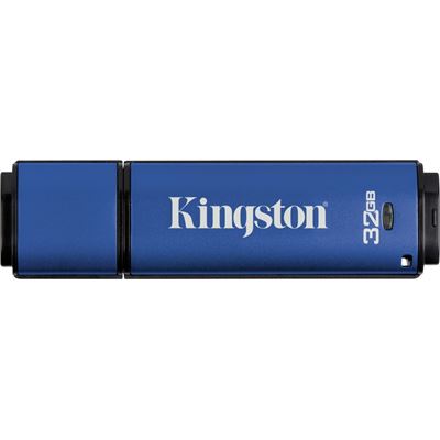 Kingston 32GB DTVP30 256bit AES Encrypted USB 3.0 (DTVP30/32GB)