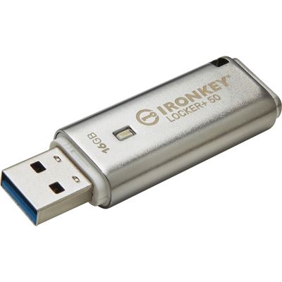 Kingston 16GB USB 3.2 IronKey Locker+ 50 AES USB (IKLP50/16GB)