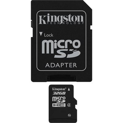 Kingston 32GB microSDHC Class 4 Flash Card (SDC4/32GB)