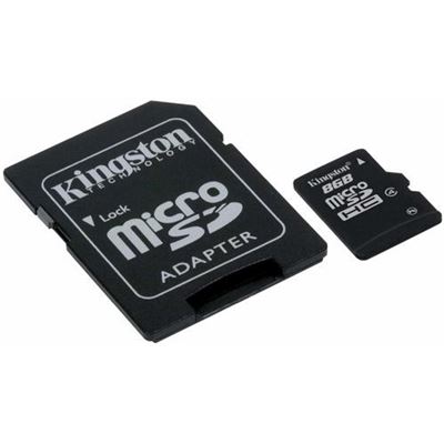 Kingston 8GB MICROSD CLASS4 (SDC4/8GBFE) (SDC4/8GB)