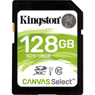 Kingston Canvas Select 128GB SDHC Class 10 UHS-I 80MB/s (SDS/128GB)