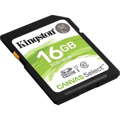 Kingston Canvas Select 16GB SDHC Class 10 UHS-I 80MB/s (SDS/16GB)