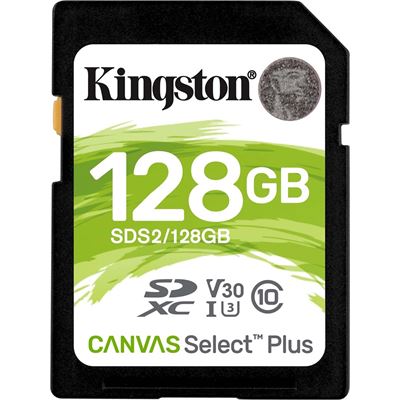 Kingston 128GB SDHC Canvas Select CL10 UHS-I, up to (SDS2/128GB)