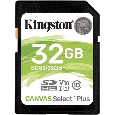 Kingston 32GB SDHC Canvas Select 100R CL10 UHS-I, up to (SDS2/32GB)