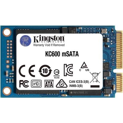 Kingston 1024GB KC600MS SATA3 mSATA SSD ONLY DRIVE (SKC600MS/1024G)