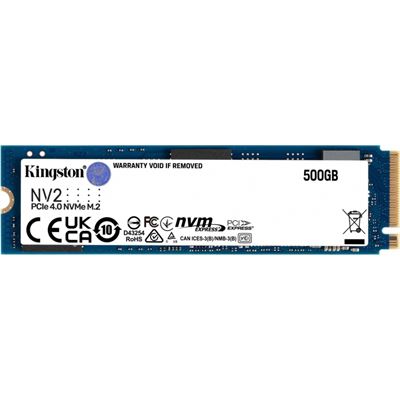 Kingston 500G NV2 M.2 2280 NVMe SSD NV2 PCIe 4.0 (SNV2S/500G)