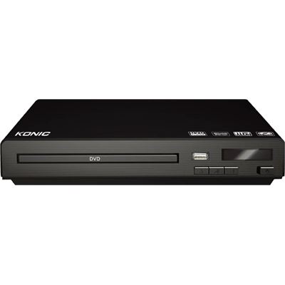Konic KVD-802 2.0CH Mini DVD, Black,MULTI-ZONED AND (KVD-802)