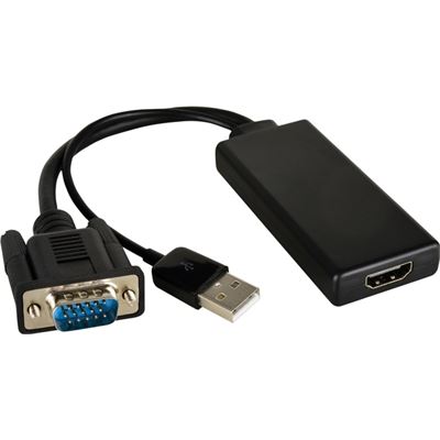 KRAMER 15âˆ’pin HD (M) to HDMI (F) with USB Audio/Power (ADC-GM/HF)