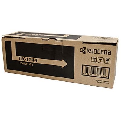 Kyocera Toner Kit - Black: Yield: 7,200 pages 5% coverage (TK-1144)