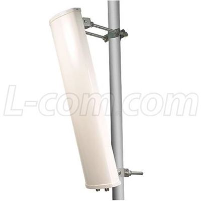 L-Com 2.4/ 4.9-5.8 GHz Dual Feed Dual Band 90 Deg Sector (ANT-131)