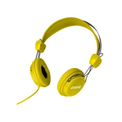 Laser Headphones Stereo Kids Friendly Colourfu (AO-HEADK-YE)