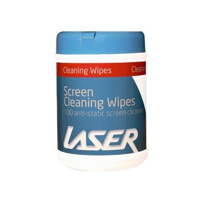 Laser Screen Cleaning Wipes 100 wipes (AO-LCDKWIPES)