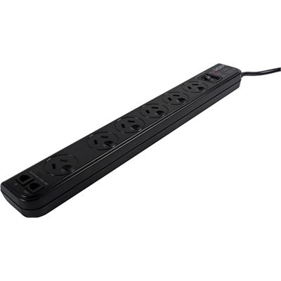 Laser 6Way Power/Telephone Surge Protector (AO-PT0888)