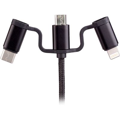 Laser USB Type C to Lighting + Micro + USB Type C (AO-UCA3IN1)