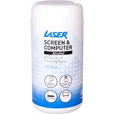 Laser Clean Range 100 Alcohol Cleaning Wipes (CL-1858C)