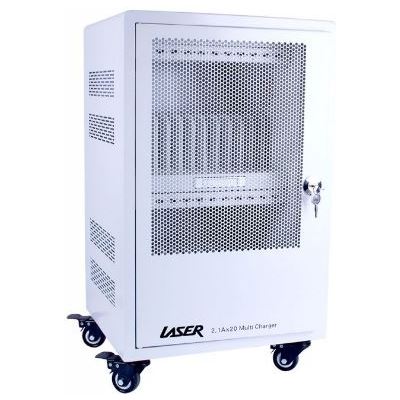 Laser 20 USB port CHARGING STATION WITH UV LIGHT AND (PW-CS20)