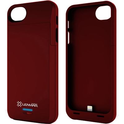 Lenmar Meridian iPhone5 Protect Case & External Battery Red (BC5R)