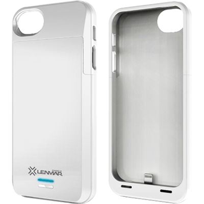 Lenmar Meridian iPhone5 Protect Case & External Battery Wht (BC5W)