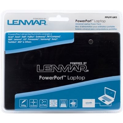 Lenmar Goliath High-Powered Portable Laptop Battery and (PPU916RS)