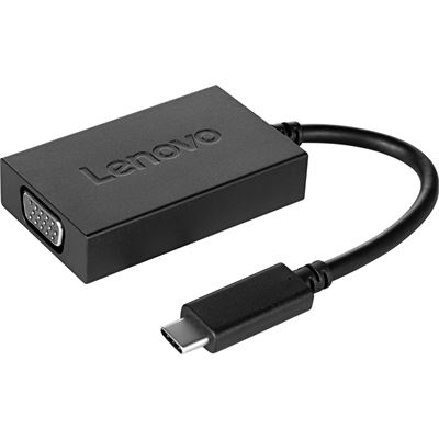 Lenovo USB C to VGA plus Power Adapter (4X90K86568)