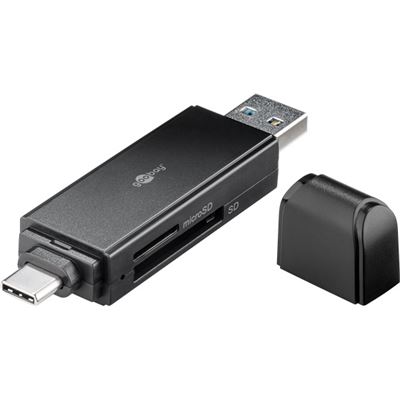 Lenovo Goobay USB 3.0 ? USB-C? 2in1 card reader, black (51778)