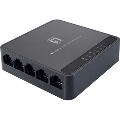 Level One 5-Port Fast Ethernet Switch Unmanaged Desktop (FEU-0512)