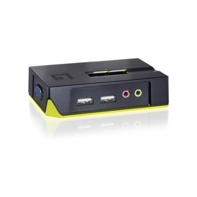 Level One 2-Port USB KVM Switch with Audio Sharing (KVM-0221)