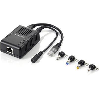 Level One Gigabit Power over Ethernet Splitter, dip-switch (POS-1001)