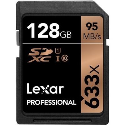 Lexar Professional SDXC Card 633x U1 C10 128Gb (LSD128GCB1AP633)