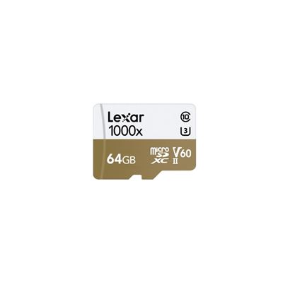 Lexar Professional 1000x microSDHC/SDXC UHS-II (LSDMI64GCBAP1000R)