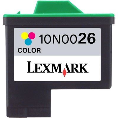 Lexmark #26 Colour Standard Use Inkjet Cartridge 275 pages (10N0026)