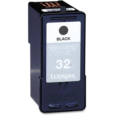 Lexmark #32 Black Moderate Use Inkjet Cartridge200 pages @ (18C0032)