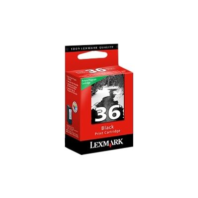 Lexmark #36 Black Rushmore Standard Ink Cartridge - Return (18C2130A)