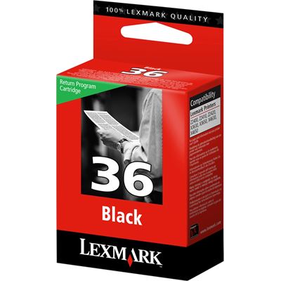 Lexmark LXI36 - Lexm #36 Black Ink Cart (18C2130AAN)