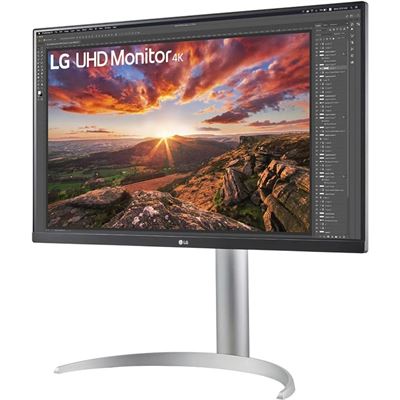LG 27" (16:9) UHD 4K IPS LED, HDMI(2), DP, USB-C, HDR400 (27UP850N-W)