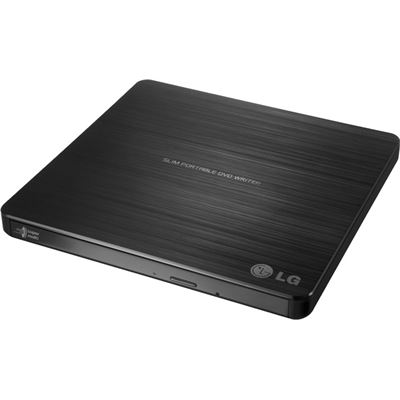 LG GP60NS50 8x USB 2.0 Slimline External DVDRW - Black (GP60NB50)