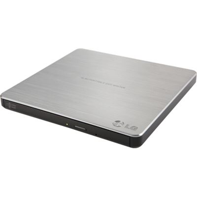 LG GP60NS50 8x USB 2.0 Slimline External DVDRW - Silver (GP60NS50)