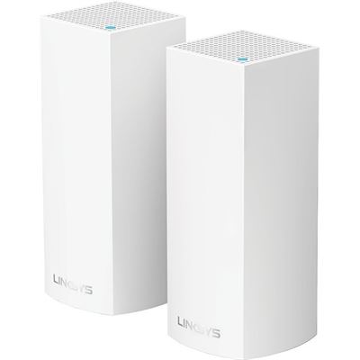Linksys Velop Intelligent Mesh WiFi System, Tri-Band, 2 (WHW0302-AU)