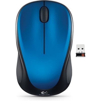 Logitech 910-003392 M235 Wireless Mouse, Blue (910-003392)