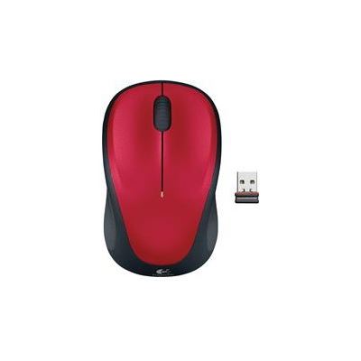 Logitech 910-003412 M235 Wireless Mouse, Red (910-003412)