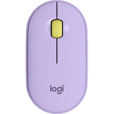 Logitech Pebble M350 Wireless Mouse - Lavender Lemonade (910-006666)