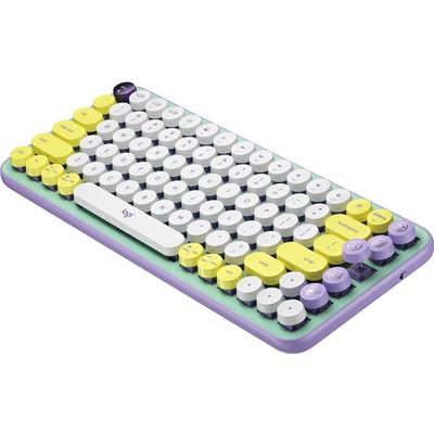 Logitech POP Keys Wireless Mechanical Keyboard w/Emoji  (920-010578)