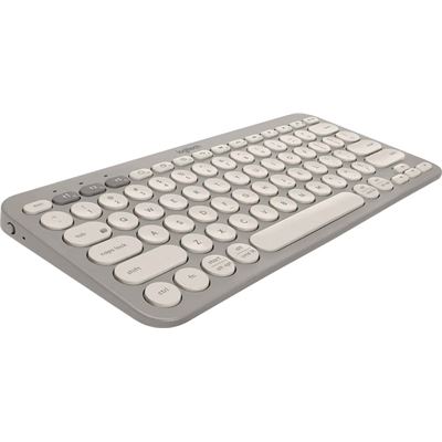 Logitech K380 Multi-Device Bluetooth Keyboard - Sand (920-011145)