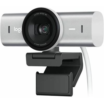 Logitech MX Brio Ultra HD 4K Webcam - Pale Grey (960-001561)