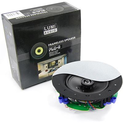 Lumi Audio 6.5" 2-way Frameless Ceiling Speaker. RMS Power (FLC-6)